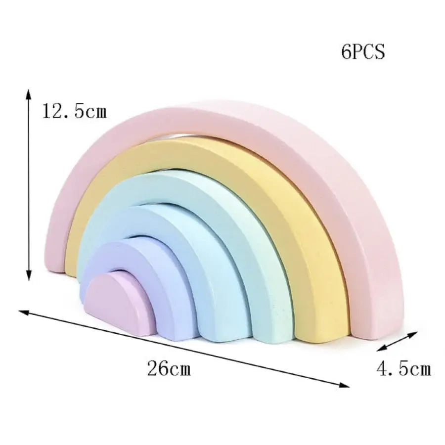 Arco Iris Waldorf  - Tonos pasteles